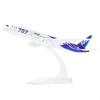 QIYUMOKE 1/400 ANA Boeing 787 Airplane Model, 15.5cm, Die-Cast Alloy, Fully Assembled, Includes Plastic Stand, Perfect for Desktop Display and Creativ