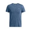 Seamless Color Block Logo Comfortable Nautical Short Sleeve T-Shirt Men T-Shirts Blue 1375692-465