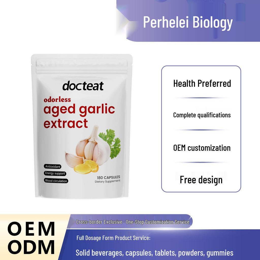 Aged Garlic Softgels for Daily Body Nutrition Support
