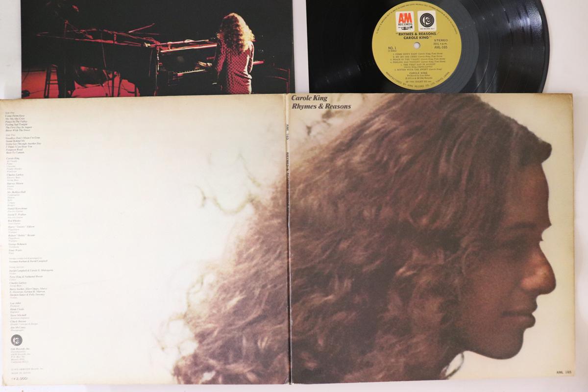 

LP Record CAROL KING - Rhymes & Reasons AML165 A&M 1972 Japan Rock Used