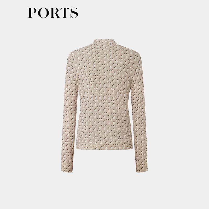 PORTS Women's Autumn/Winter Knitted High-Neck Sweater