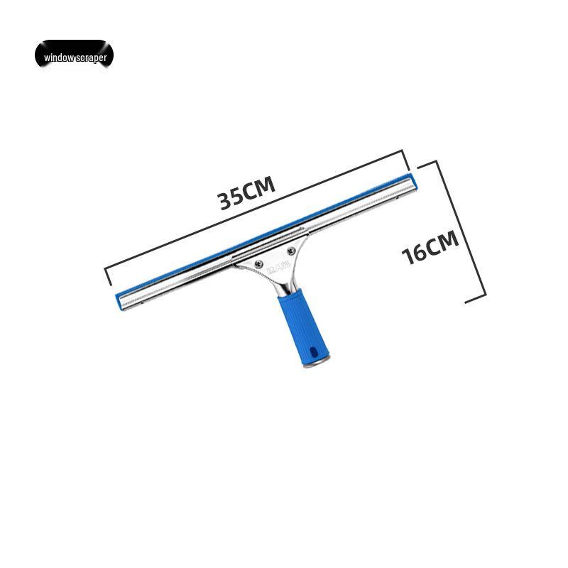Household Window Cleaning Squeegee: Glass Wipe and Scraper Tool