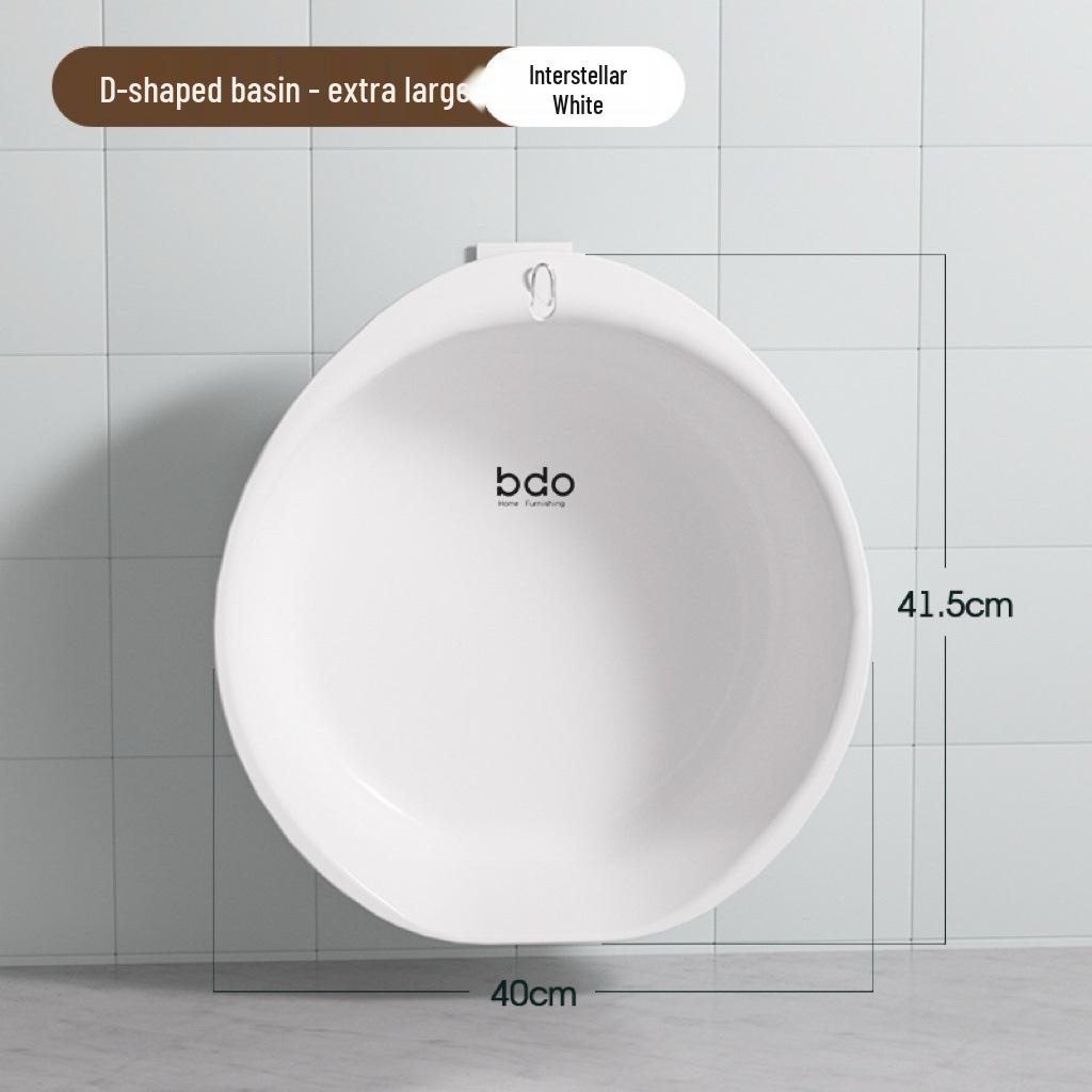 High-Temperature Resistant Wall-Mounted Washbasin for Laundry and Foot Washing