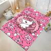 Pink Unicorn Carpet with Floral Pattern for Kids Room or Living Area Suitable for use as an anti-slip for living room bedroom sofas