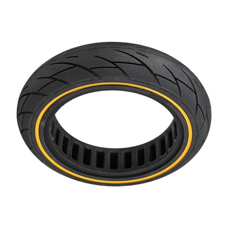 Honeycomb Rubber 10 Inch Solid Tire 10X2.125 Airless Design For Ninebot F40/F30/F20 Scooters Anti-Skid Performance Yellow