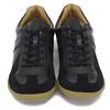 German Trainer 42500 Leather Size 43 Sneakers, Black, (approx. 27.0-27.5cm)