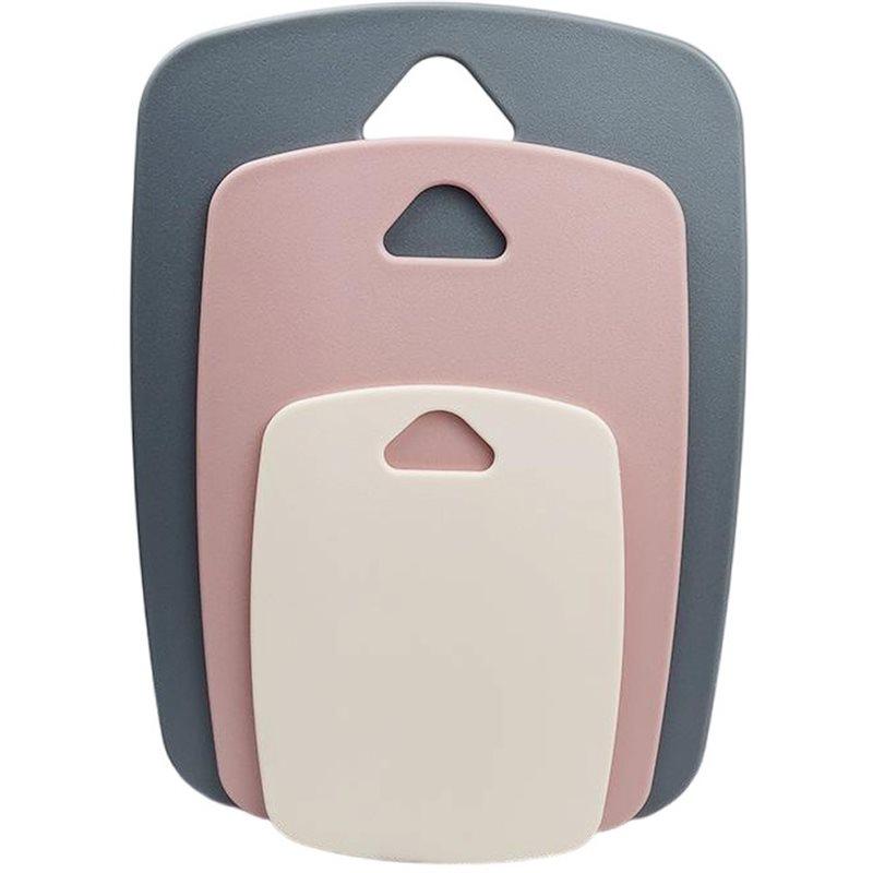 T02C!1Set/3Pcs Plastic Cutting Boards, Kitchen Cutting Boards