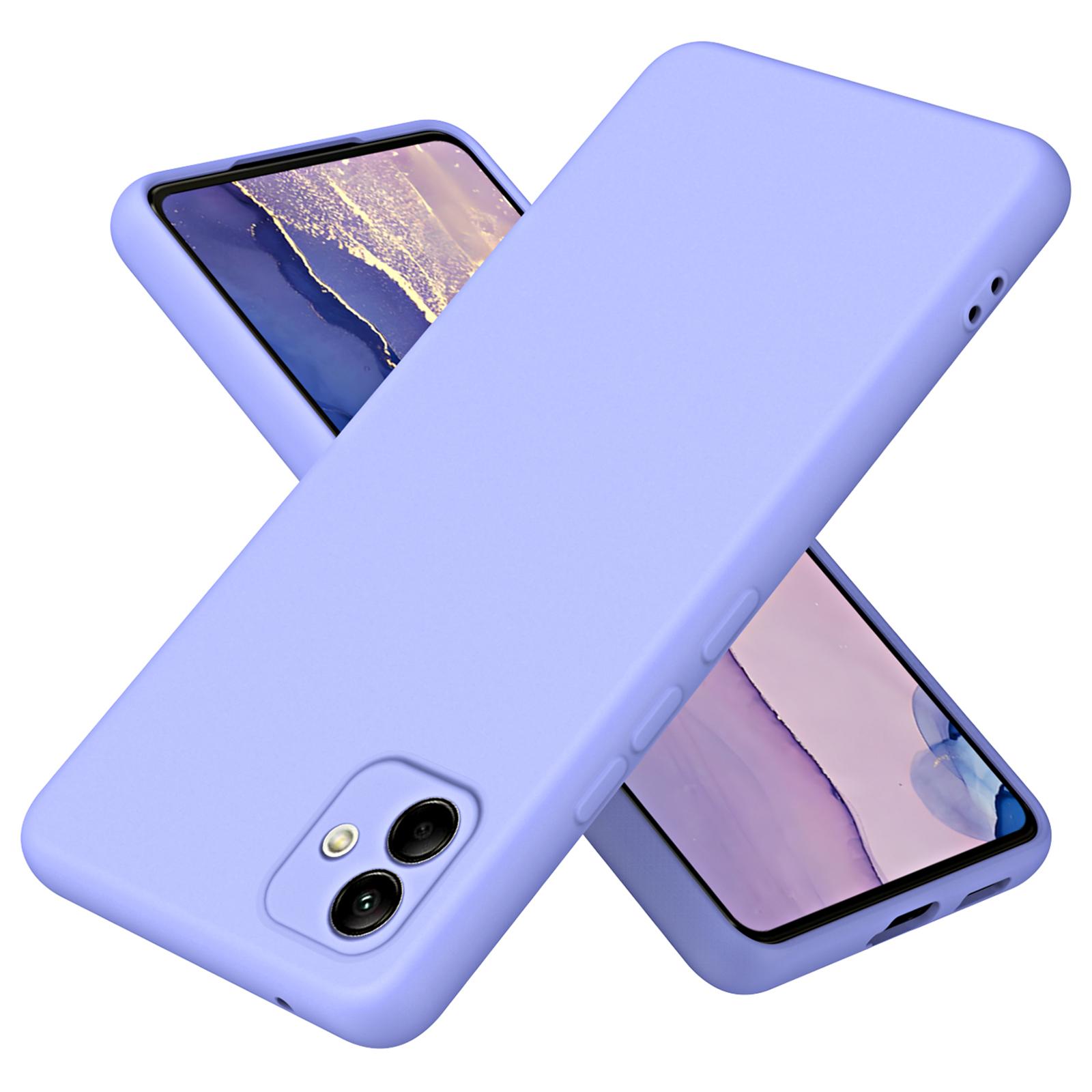 

Для Samsung Galaxy A04 4G (164,4 х 76,3 х 9,1 мм) Подкладка из микрофибры Прорезиненный ТПУ Защитная задняя крышка от царапин Толщина 2,2 мм Защитный чехол для телефона Purple