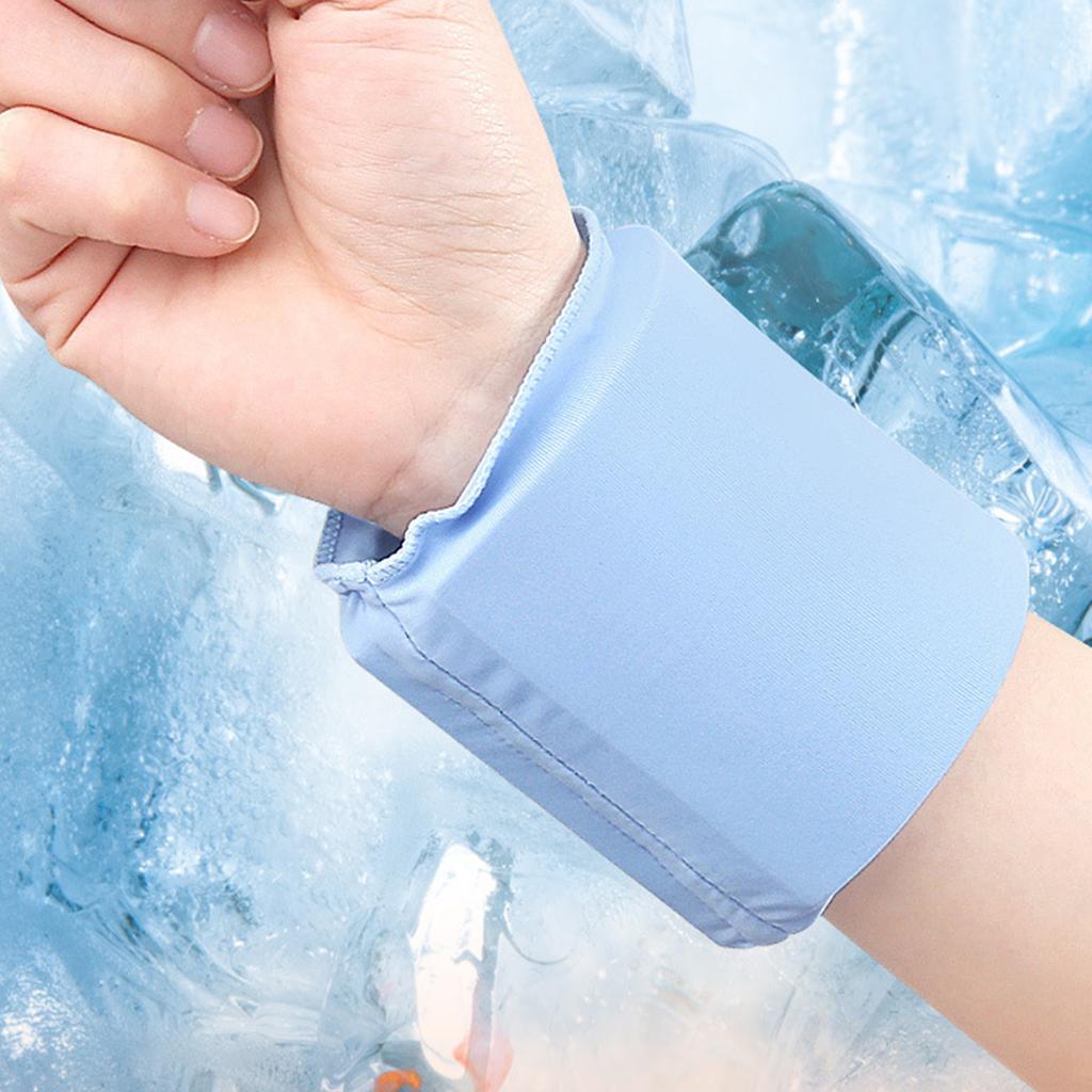 Wrist Brace Wrist and Ankle Ice Wrap Soft Cold Gel Wrist Wrap Waterproof Wrist Gel Brace for Sports Injuries Swelling Bruises