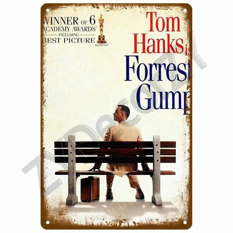 Metal Vintage Poster Tin Sign Decoration Retro Movie Metal Sign Plaque For Man Cave Bar Painting Cinema Wall Art Home Decor Film