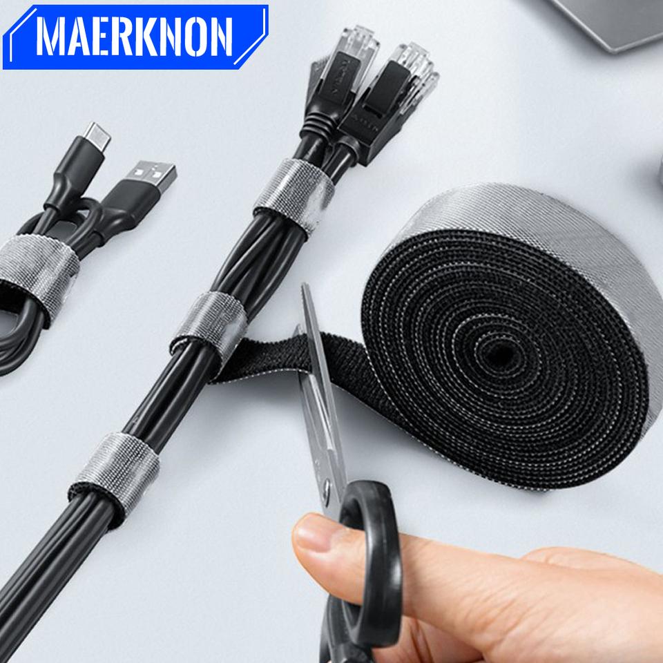 

1/2/3/4/5 м Організатор Кабельні стяжки Розривний кабельний протектор для телефону Миша Навушники Дата-дрот Тримач Захист Шнура Організатор 10mm*1m grass зелений колір