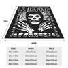 Misfits Rock Band Knitted Blanket Flannel Throw Blanket Bedroom Sofa Printed Lightweight Bedspreads