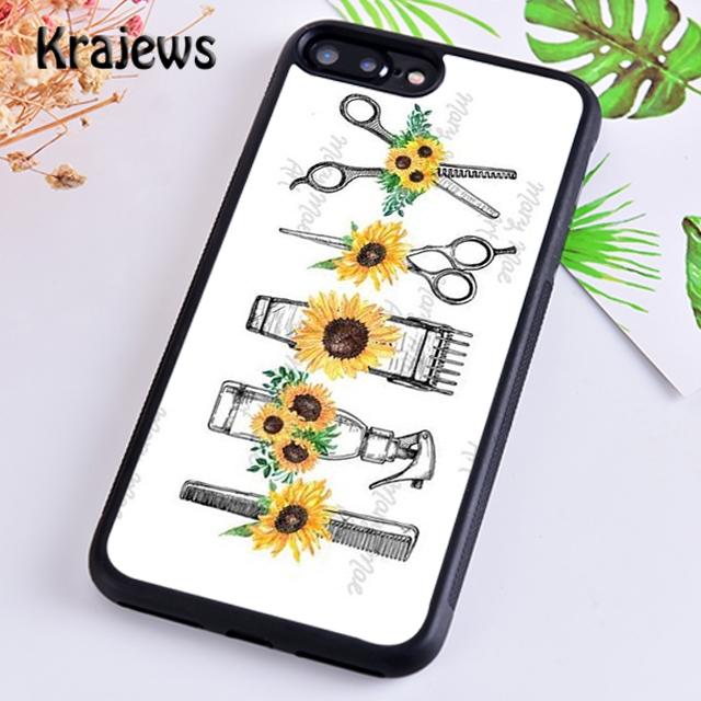 Krajews Hair Stylist Tools Phone Case Cover For iPhone 17 Air 16 15 14 plus 11 12 13 pro max coque Shell Fundas
