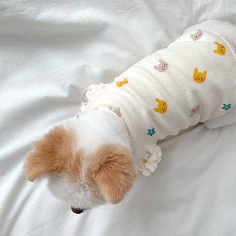 

Розовая кошачья рубашка для щенка, жилет с рукавами-летчиками, одежда для питомцев ши-тцу S