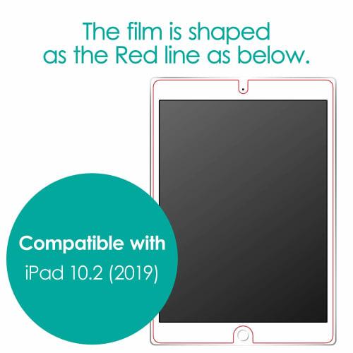 ELECOM iPad 10.2 9th/8/7th generation (2021/2020/2019) Film Paper texture Anti-reflection High quality paper type Paper-like drawing feel TB-A19RFLAPL