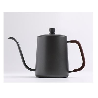 1 Stück 350 ml/600 ml 304 Edelstahl mit Deckel, Teflon-Handbrautopf, Haushalts-Langauslauf, Tropfkaffeekanne, Verbrühungsschutz, Riemengriff