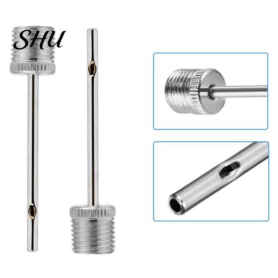 Rugby Pump Pin 1 Set Needle Easy to Pierce Polished Unbreakable Ball Inflation Stainless Steel Basketball Football Air Sports