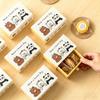 Cartoon Bear Drawer Box DIY Baking Packaging Boxes  for Biscuits Cookies Snowflake Crisps Candies