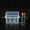 Dustproof Skincare Ampoule Organizer 1Pcs Plastic BA3 Storage Case Fit 3ml 2-10 Serum Vials for Daily Use Travel