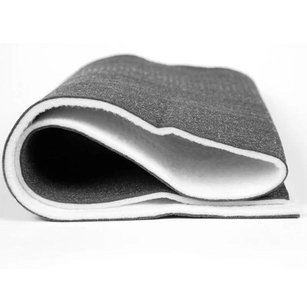 Double Layer Aquarium Sponge Filter White&Black Good Permeability Fish Tank Filter Cotton Sponge 1cm Thick