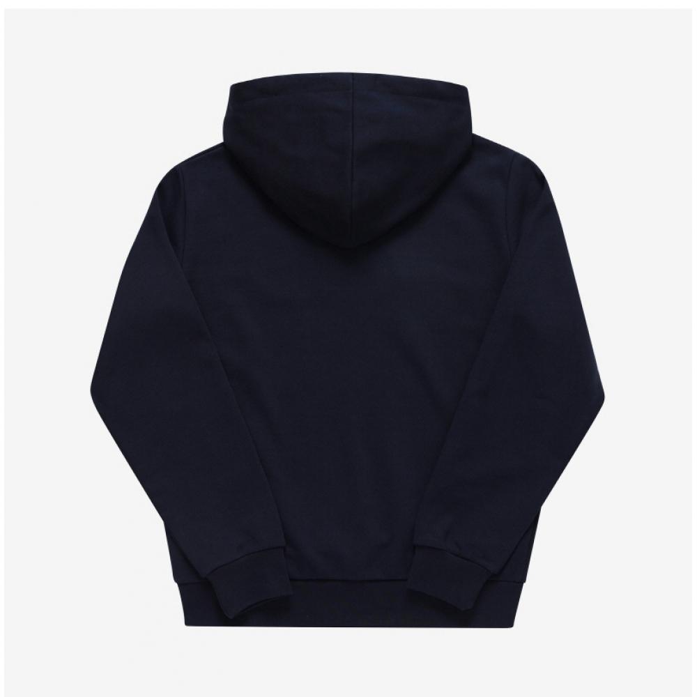 Apesse Cohbn M27908 Tiq Dunkelmarine Ecru Vpc Samt-Logo Standard Grand Common Kapuzenpullover