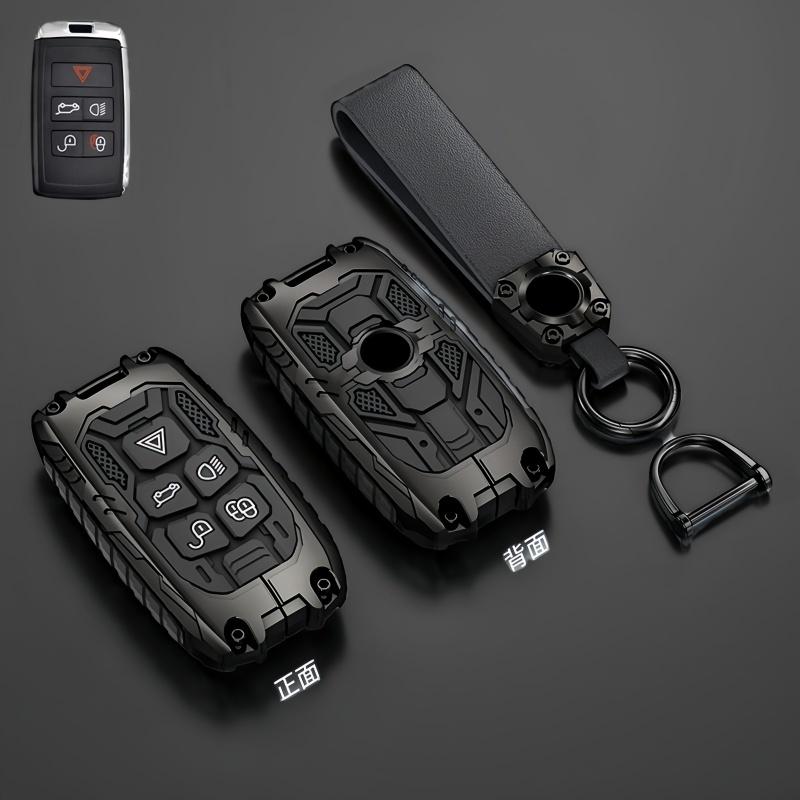 Metal Car Remote Key Cover Case Holder Shell Chain Fob For Land Rover New RangeRover Sport Evoque Freelander Velar Discovery LR5
