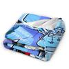 Bluudude Gubby Coperta Plaid Punto di Nascita Gioco Abbandonato Picnic Biancheria da Letto in Flanella Coperte per Camera da Letto Calda Morbida Copriletto Regalo di Compleanno