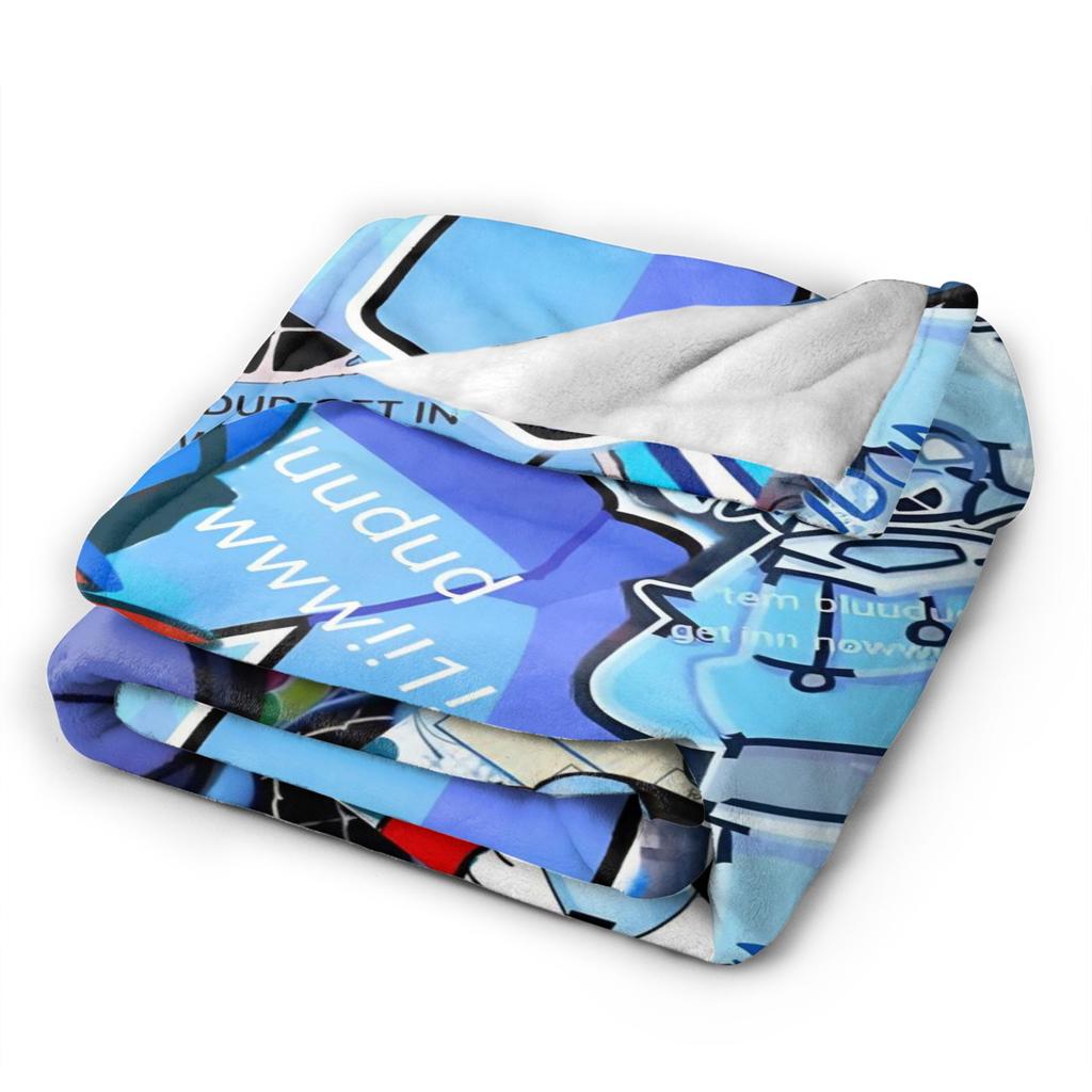 Bluudude Gubby Coperta Plaid Punto di Nascita Gioco Abbandonato Picnic Biancheria da Letto in Flanella Coperte per Camera da Letto Calda Morbida Copriletto Regalo di Compleanno