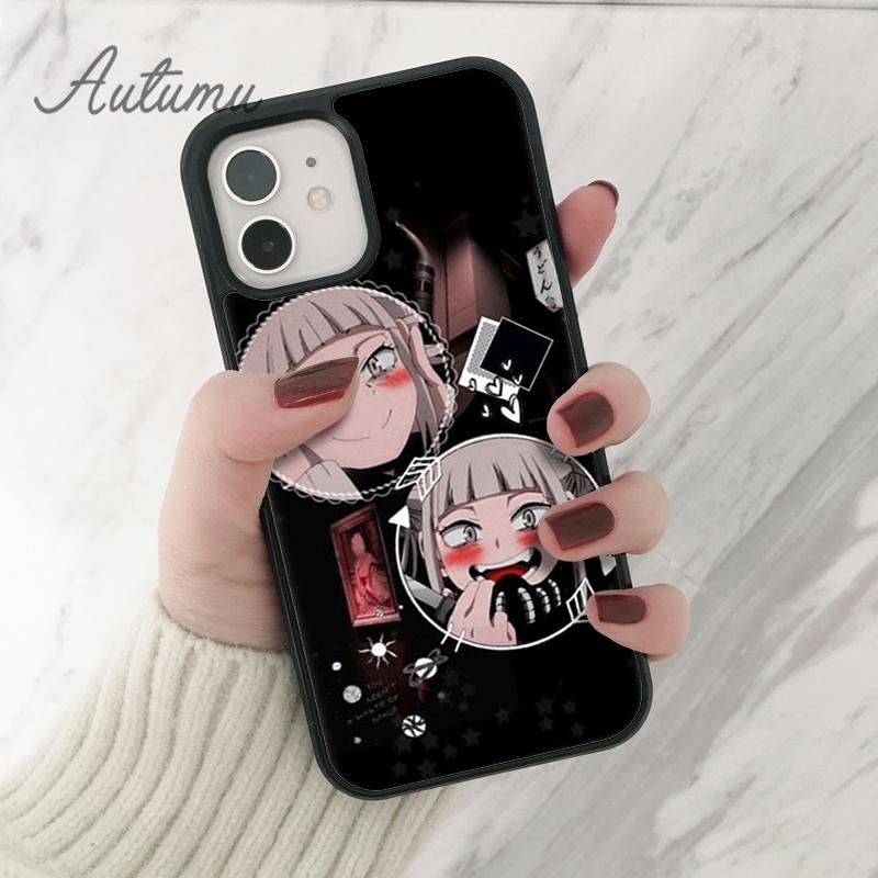 Himiko Toga Boku Phone Case for iPhone 11 12 13 14 Pro Max Mini X XR XS SE 2020 5 6S 7 8 Plus Samsung Galaxy S21 S22 Cover Shell