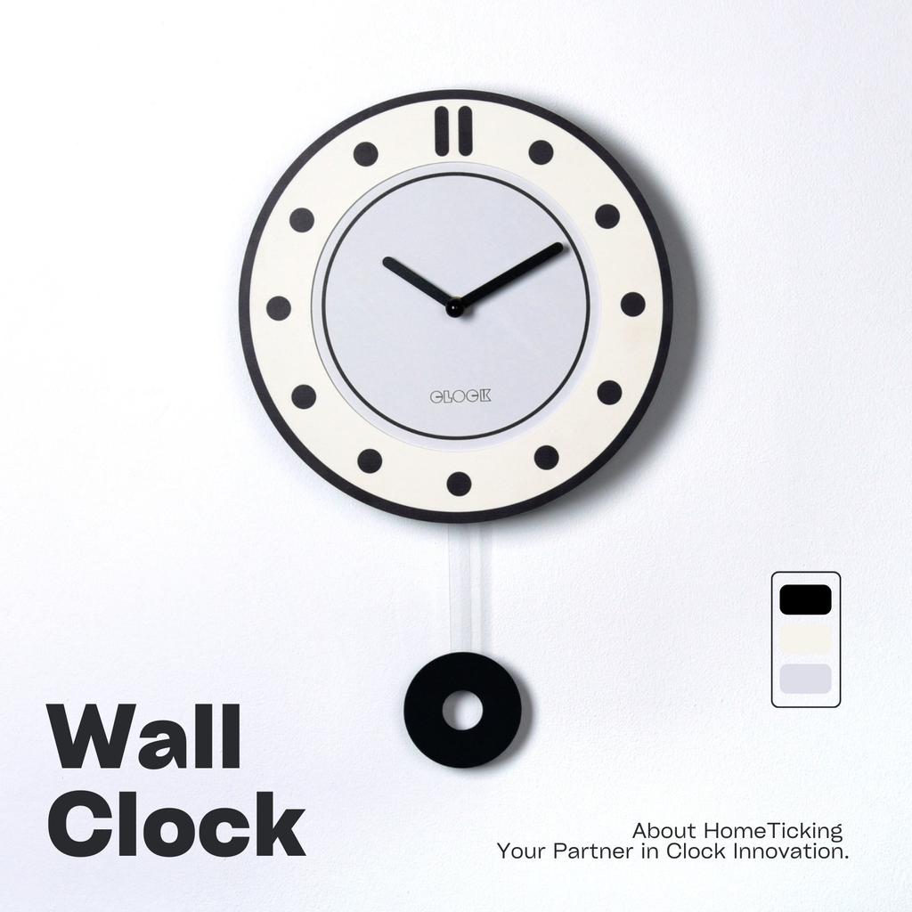 Wall Clock Living Room Clock Fashion High-end Decoration Creative Restaurant Wall Hanging Silent Punch-free