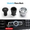 3PCS Car Console Radio CD Player Buttons ON Switch Cap Knob Cover For Benz A C E GLK GLA ML GL CLS W176 W246 W156 W204 W166 W218