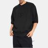 Stone Island Logo Print Crew Neck Pullover Long Sleeve Sweatshirt Men sweatshirt Black 791566155-V0129