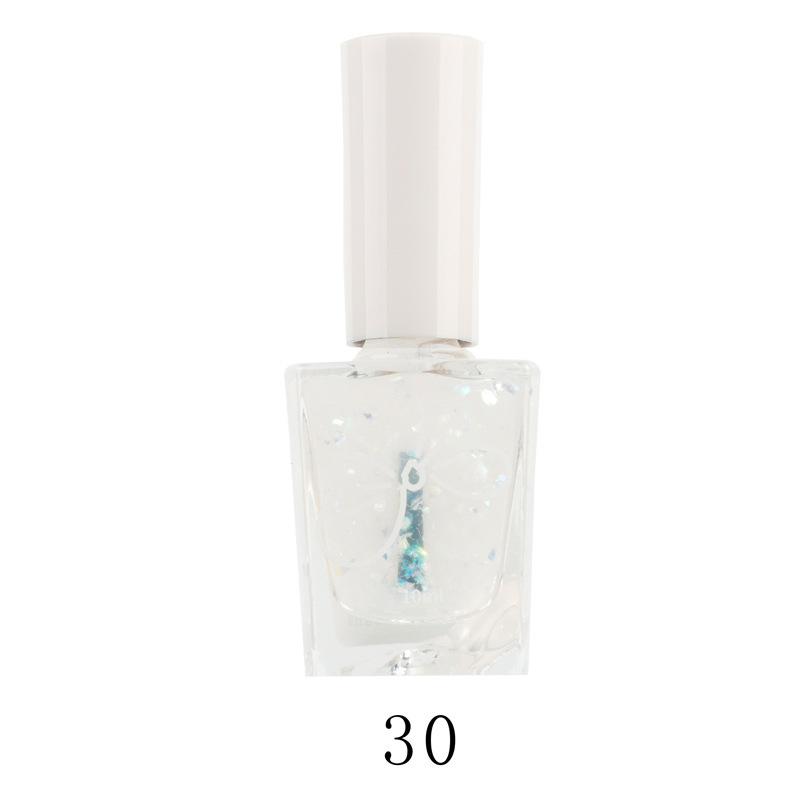 Oil-based Nail Polish No Bake Fast Drying Non-peelable Non-slip Safe Odorless Nude Color Nail Salon Nail Polish