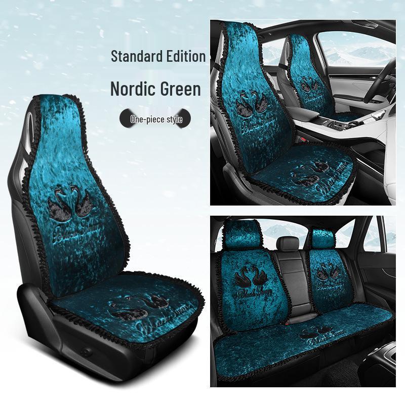 Warm Plush Seat Cushion for BYD Yuan, Song Pro, Qin Plus DMI, Dolphin, Seal, Destroyer 05