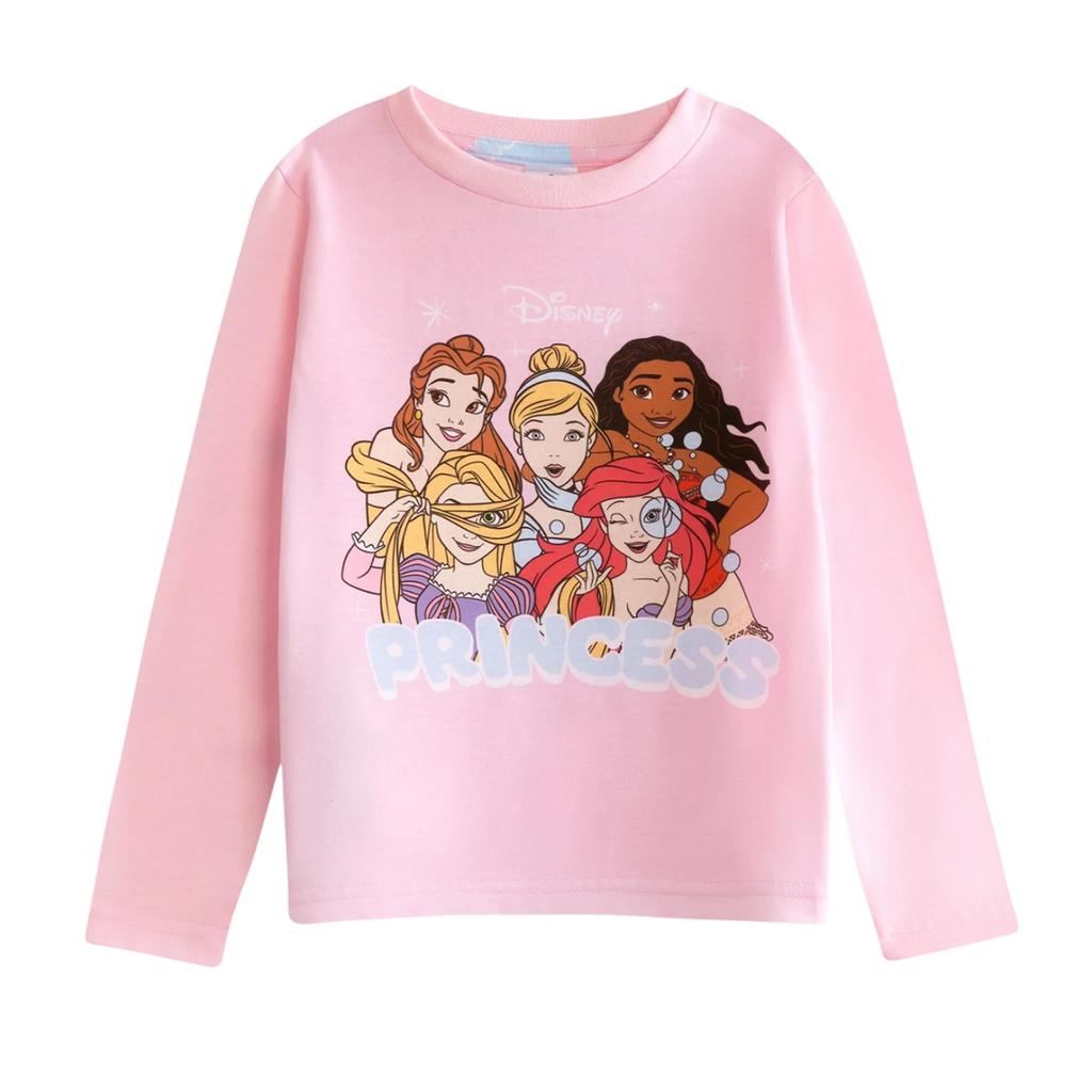 Disney Princess Girls Long-Sleeved Long Pyjama Set