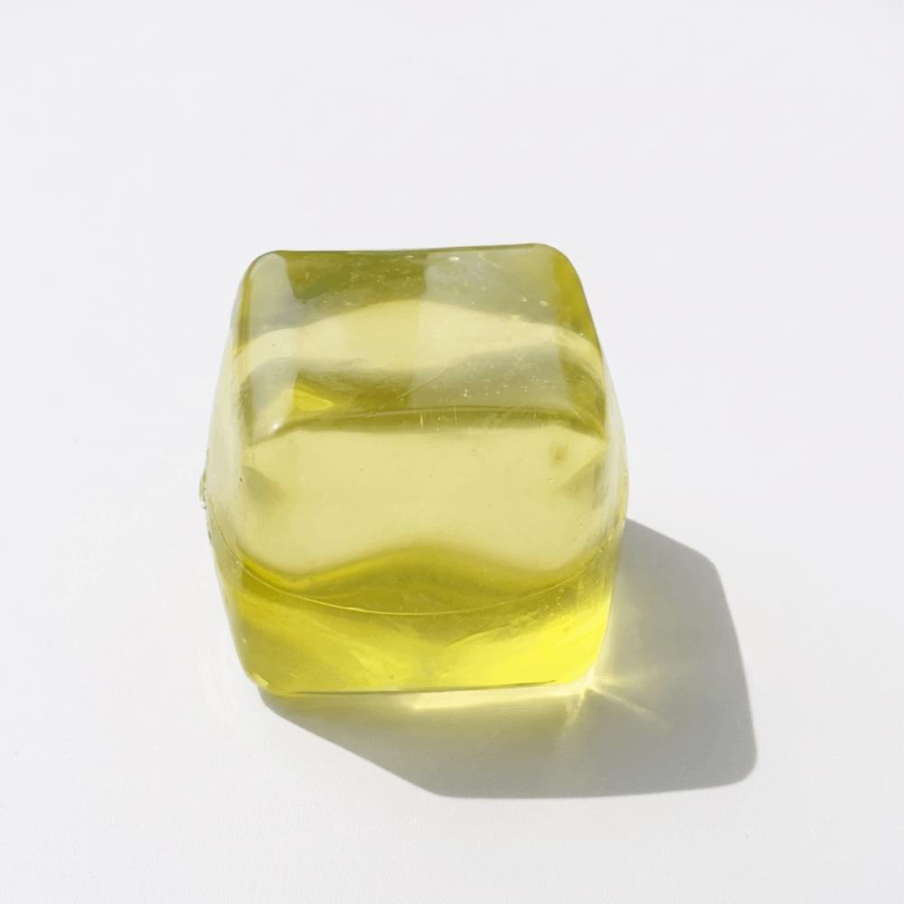 Non-stick Ice Cube Squeeze Toy Soft Slow Rising Snowflake Slow Rebound Toy Adults yellow Maltose Ice