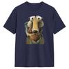 T-shirt IceAges Unisex Tempo Libero Cotone Puro Magliette Girocollo Manica Corta T-shirt Abbigliamento Classico