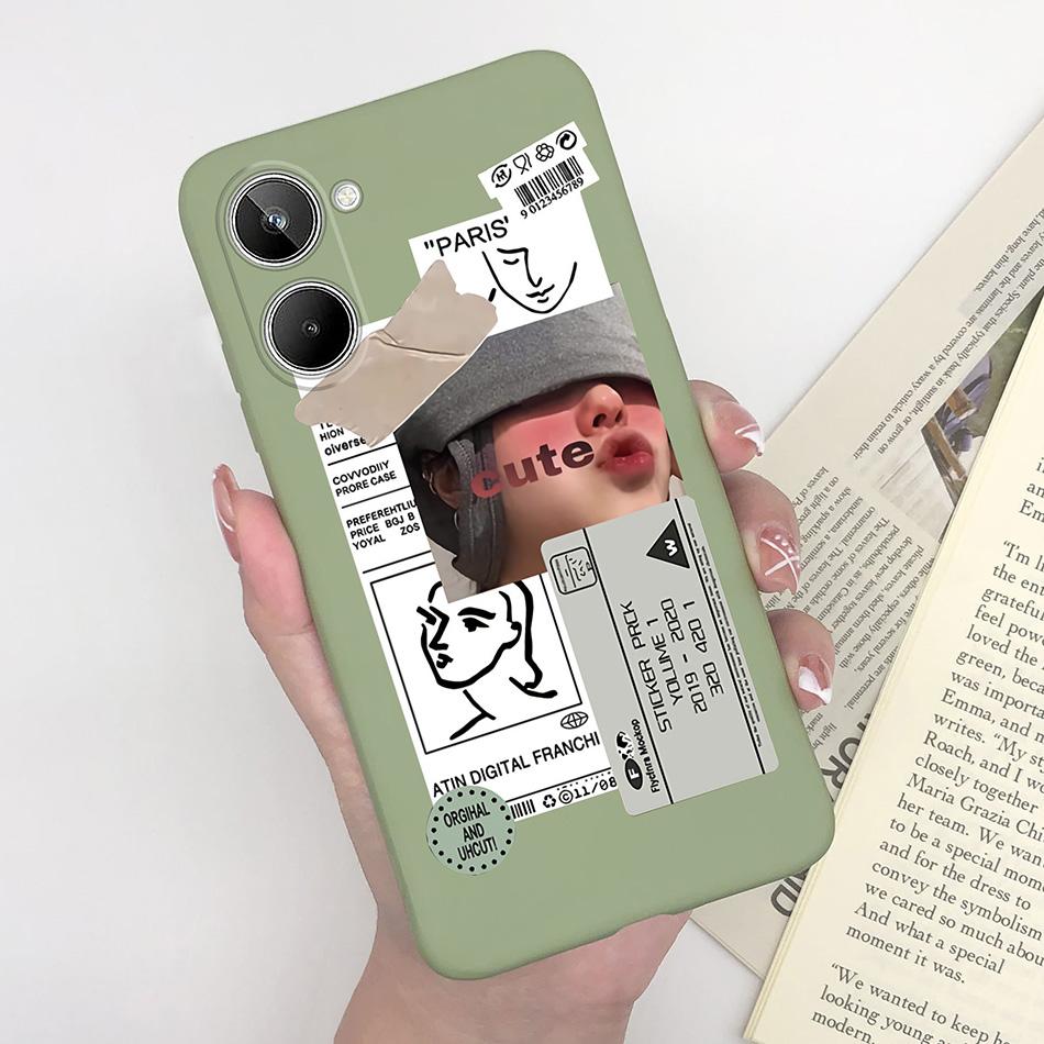 For OPPO Realme 10 4G Case Realme10 Soft Silicone Back Cover for OPPORealme10 Phone Case For OPPORealme 10 4g Coque Bumper Funda