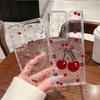 Little Cherry Pattern Phone Case For Samsung Galaxy S26 S25 S24 S23 Ultra S22 Plus S24 S21 FE S25Edge Transparent Soft TPU Cover