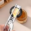 Non-slip Stainless Steel Can and Bottle Opener, Adjustable Handheld Can Opener for Easy Use