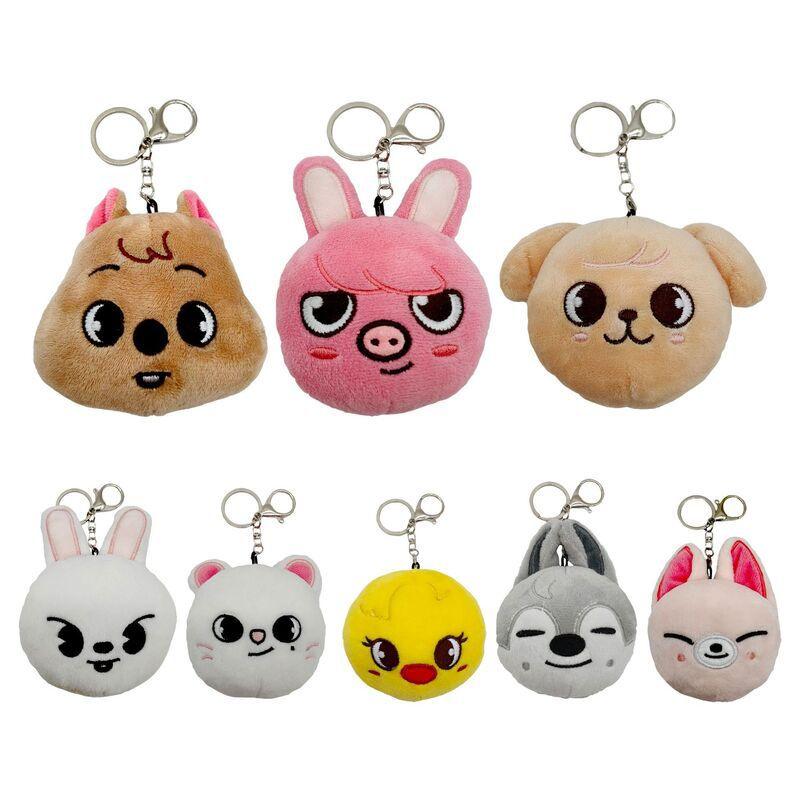 Adorable Skzoo Keychain Plush Toy Featuring Stray Kids Stuffed Doll Pendant Accessory