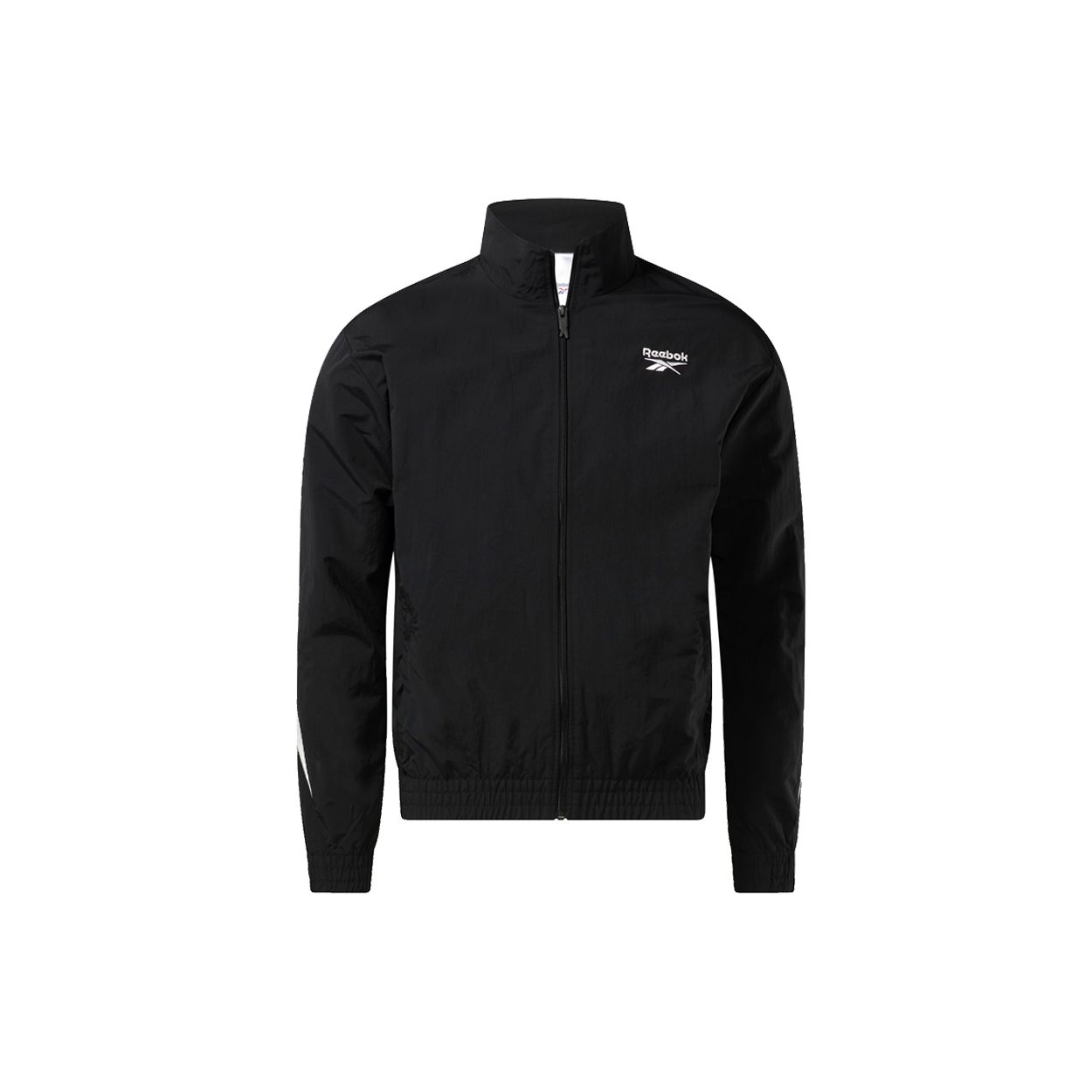 

Reebok High Street Американский Бренд Логотип Буквенная Вставка Цветной Блок Повседневная Тканая Куртка Ретро Стойка Воротник Куртка Унисекс Черный 24SRM101UGH0 S