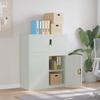 VidaXL Light Grey Filing Cabinet 90x40x110 Cm Steel 3188316