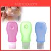 Silicone Travel Bottles Set With Flip Cap For Shampoo And Lotion Storage