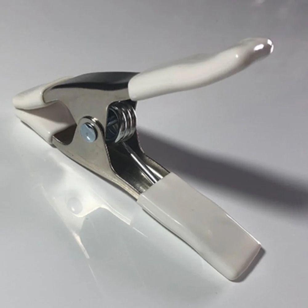 A-Shaped Spring Clip Metal Woodworking Clip Grip Tools Wedding Dress Clip  Electrician