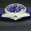 AUTOMATIC VINTAGE REFURBISHED SEIKO 5 6309A JAPAN MENS BLUE DIAL WATCH a440816-4