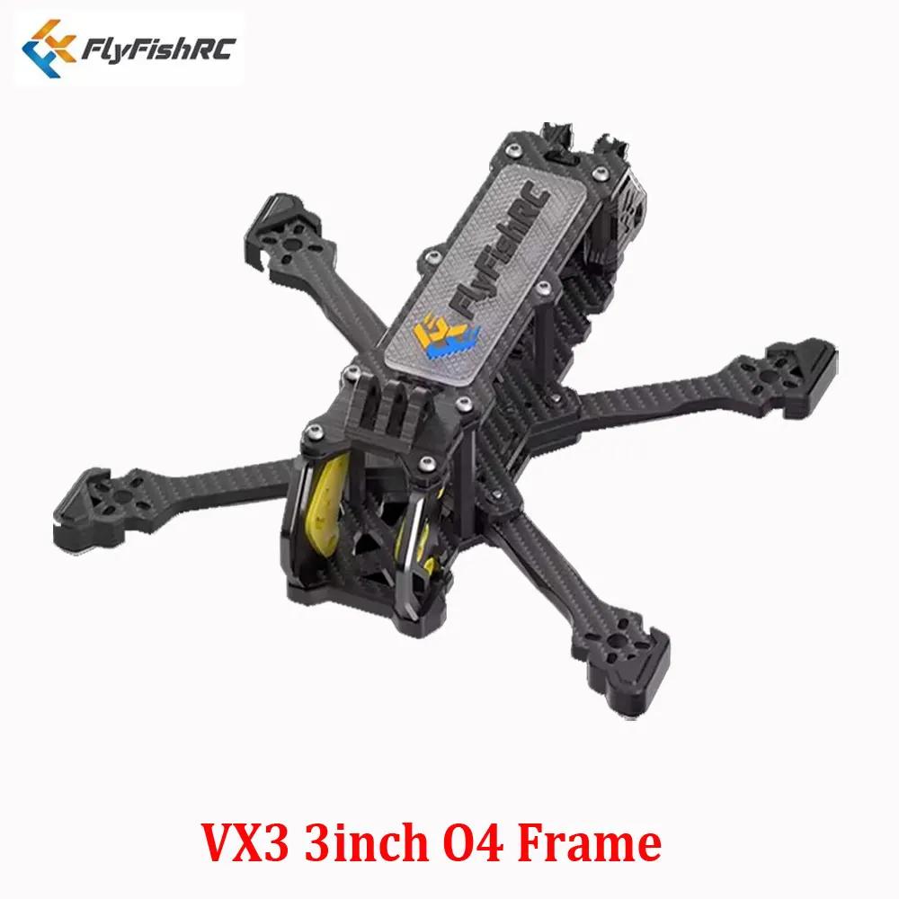 FlyFishRC Volador VX3/VX3.5 O4 FPV Frame – 3/3.5inch, for O4 Air Unit – FPV Freestyle Quads Kit