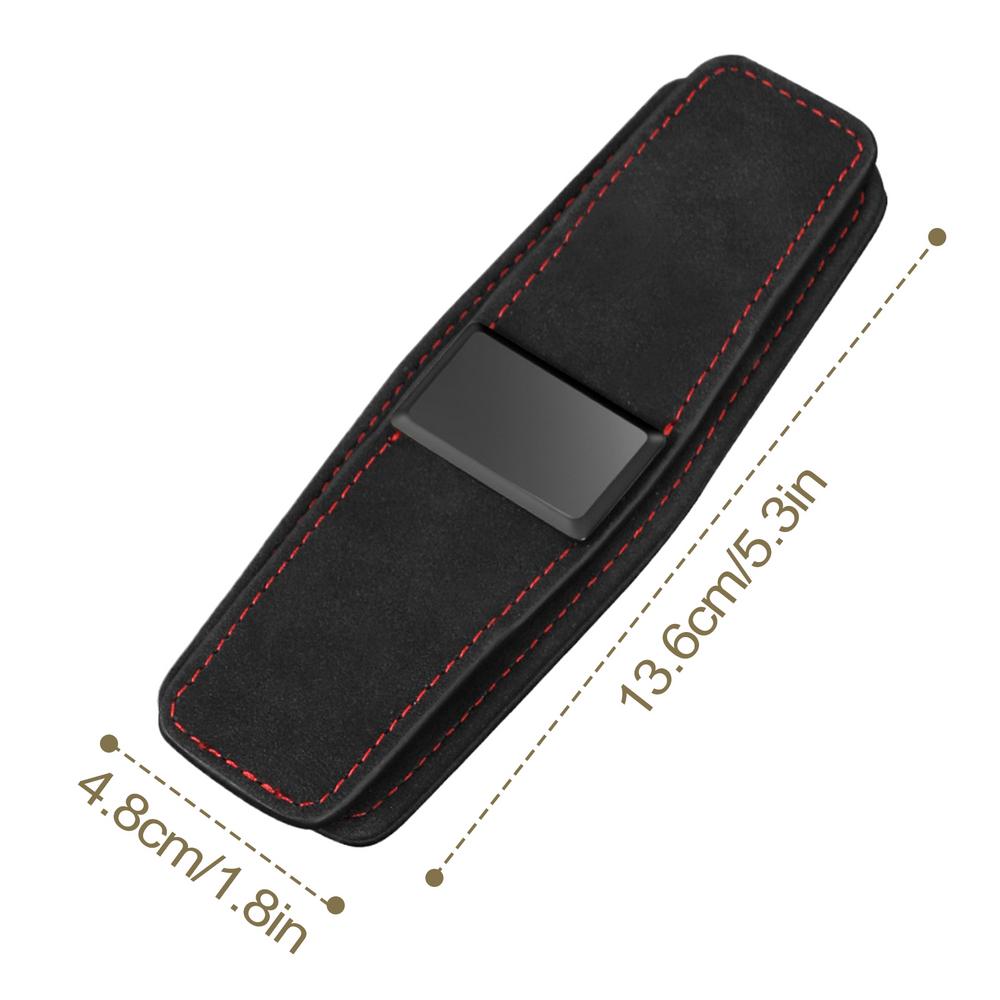 Car Sunglasses Holder Auto Sunglasses Double Clip Magnetic Glasses Eyeglass Clip For Car Ticket Card Clip Sunglasses Mount