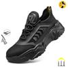 2025 Male Work Boots Indestructible Safety Shoes Men Steel Toe Shoes Puncture-Proof Work Sneakers Male Shoes Adult Work Shoes