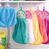 Coral Fleece Hand Towel Thickened Hand Towel Kitchen Bathroom Hand Towel Hanging Hand Towel